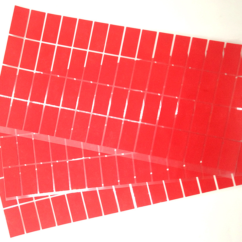 厂家加工定制PET红美纹 PCB焊接遮蔽喷漆保护 复合红色美纹纸胶带